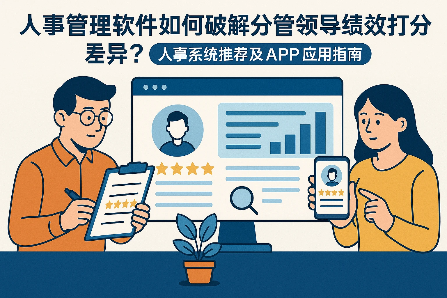 人事管理软件如何破解分管领导绩效打分差异？人事系统推荐及APP应用指南