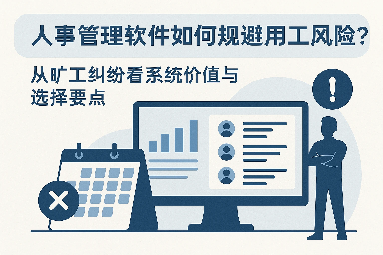 人事管理软件如何规避用工风险？从旷工纠纷看系统价值与选择要点