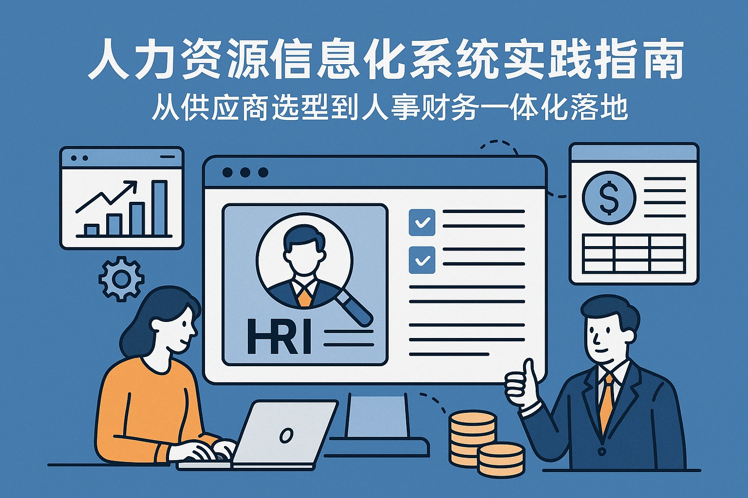 人力资源信息化系统实践指南:从供应商选型到人事财务一体化落地