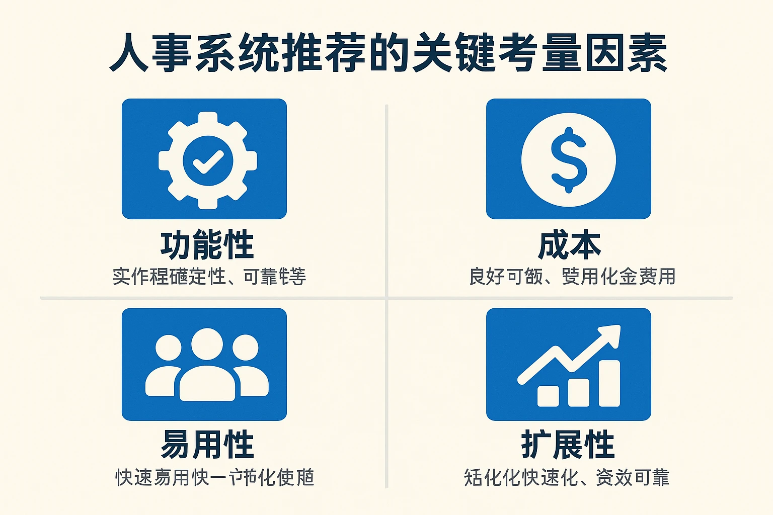 人事系统推荐的关键考量因素