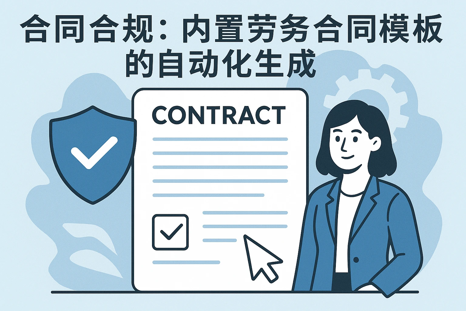2. 合同合规:内置劳务合同模板的自动化生成