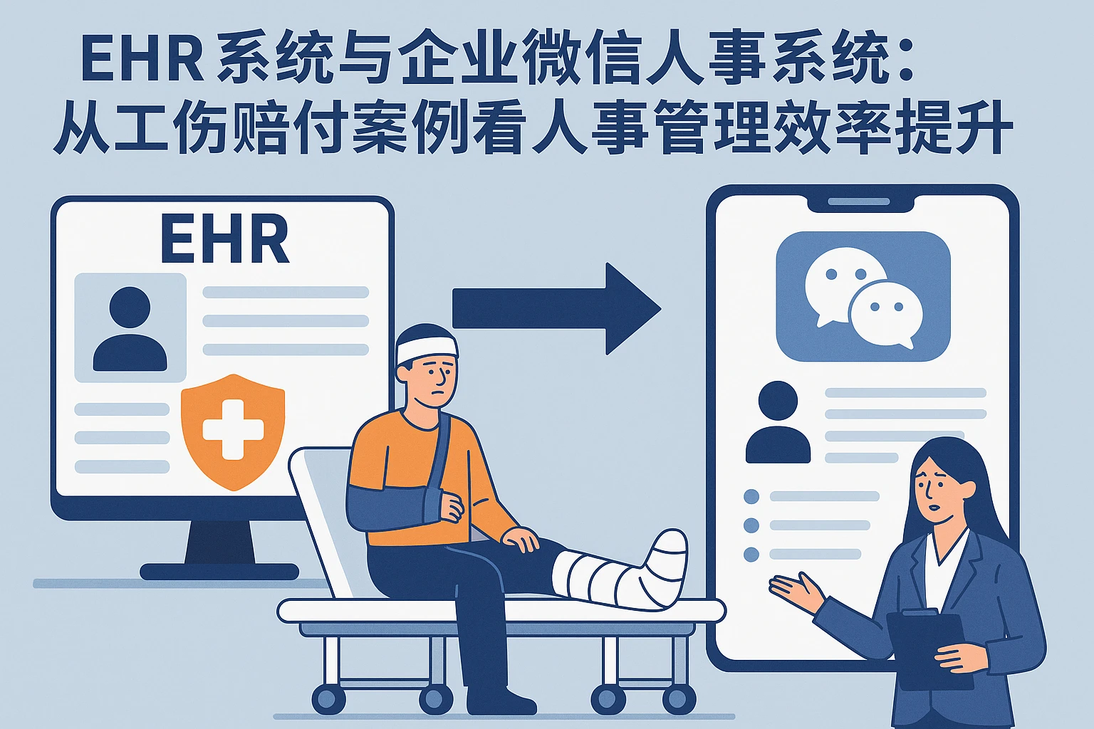 EHR系统与企业微信人事系统：从工伤赔付案例看人事管理效率提升