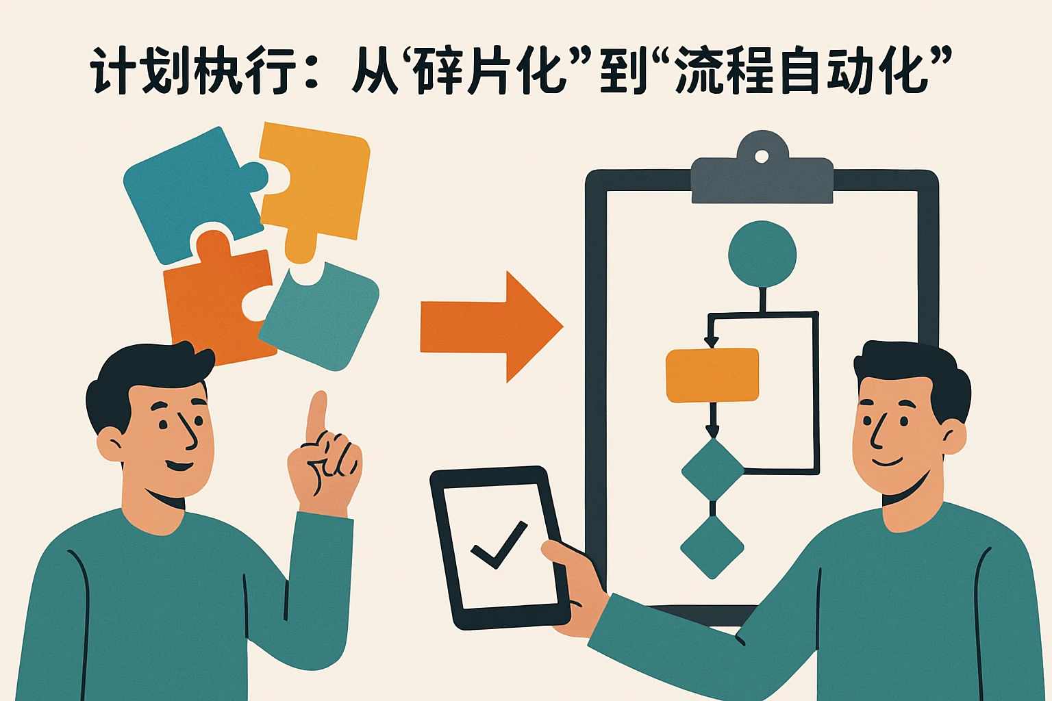 2. 计划执行：从“碎片化”到“流程自动化”