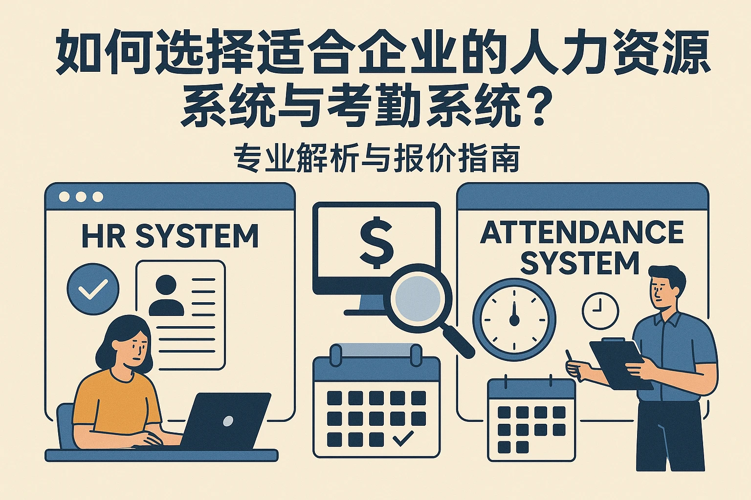 如何选择适合企业的人力资源系统与考勤系统?专业解析与报价指南
