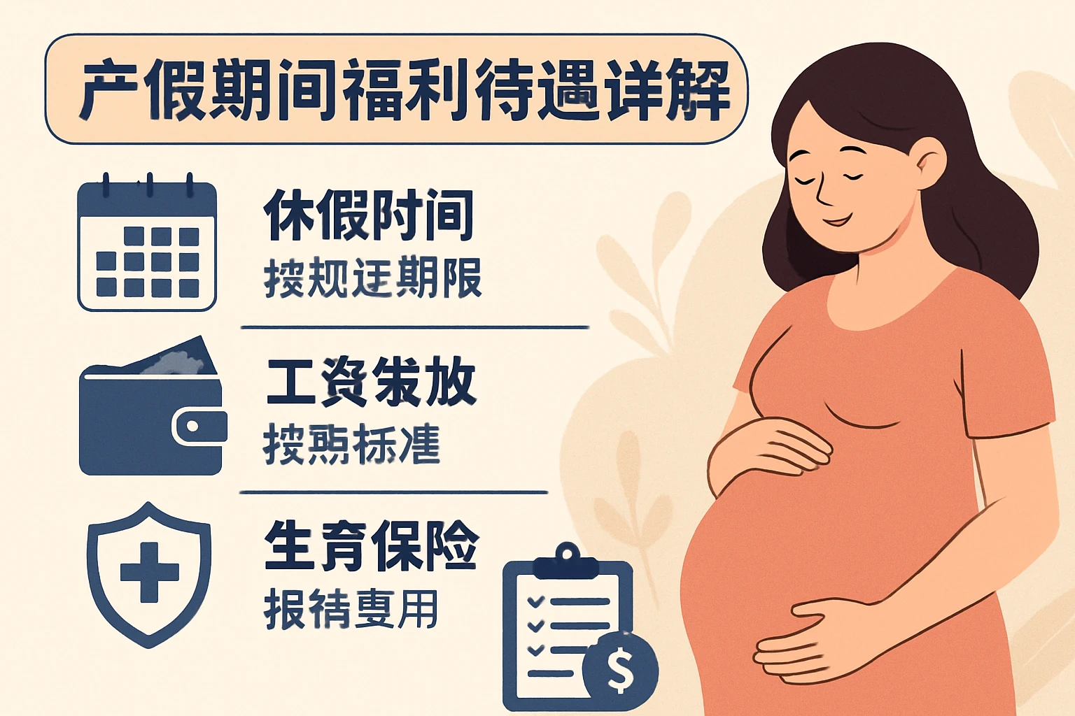 产假期间福利待遇详解
