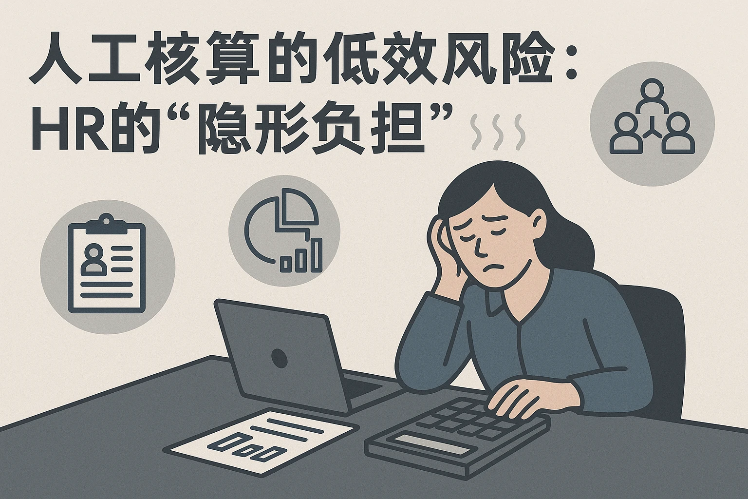 2. 人工核算的低效风险:HR的“隐形负担”