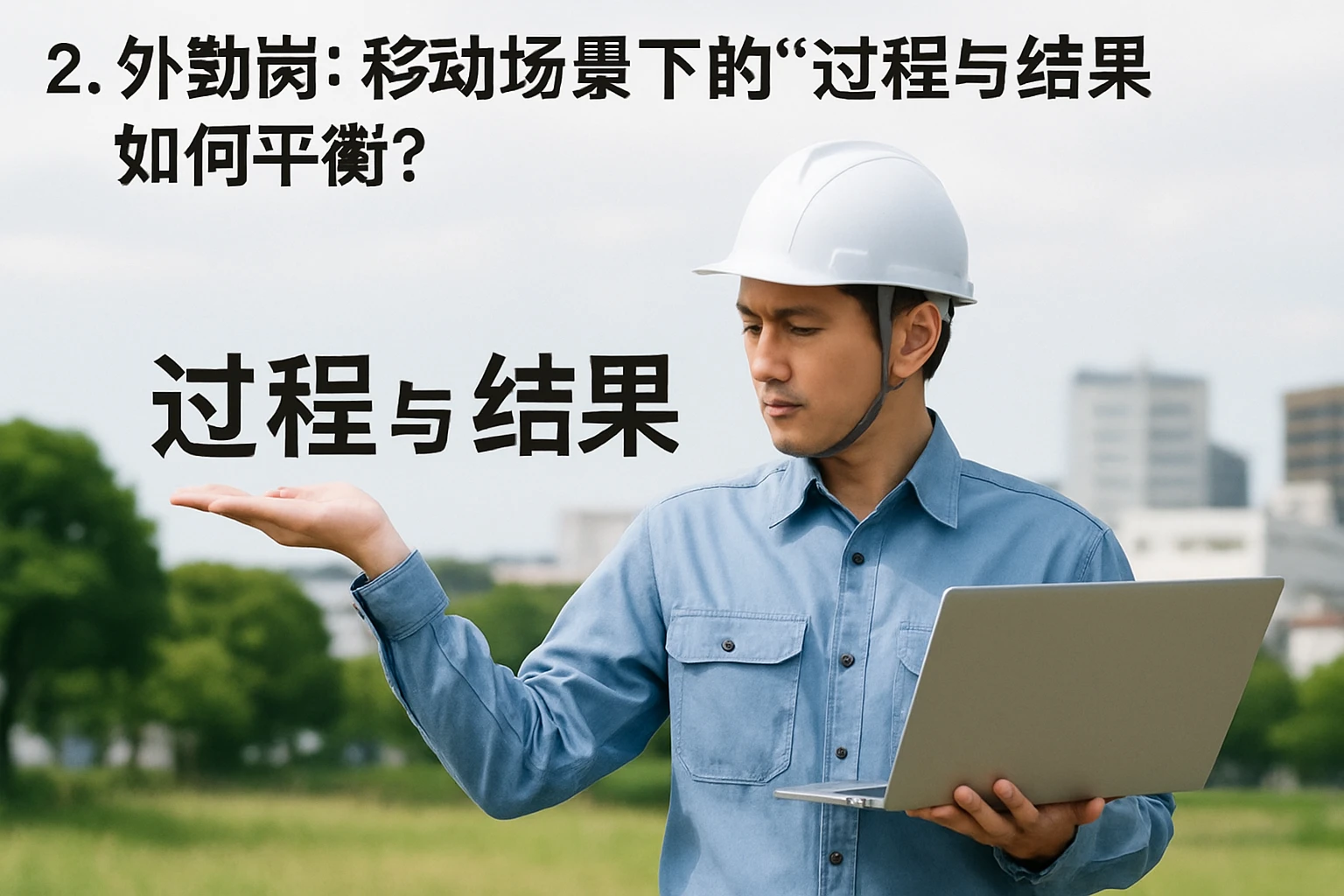 2. 外勤岗：移动场景下的“过程与结果”如何平衡？