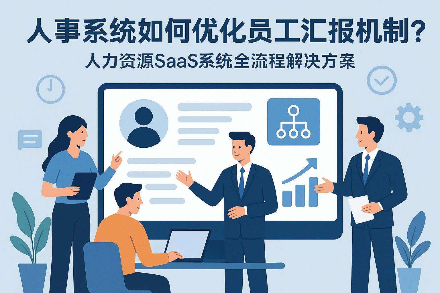 人事系统如何优化员工汇报机制?人力资源SaaS系统全流程解决方案
