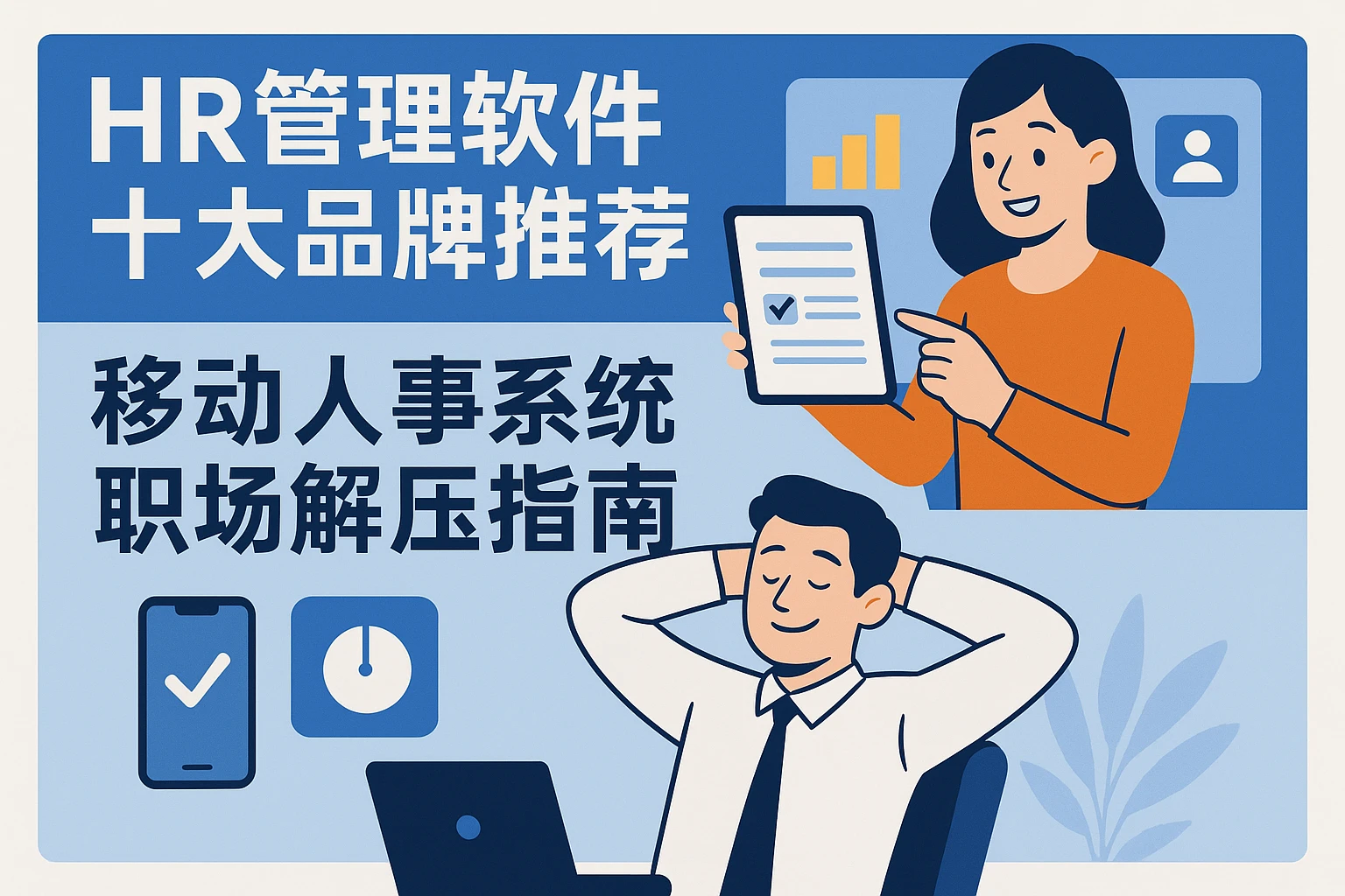 HR管理软件十大品牌推荐与移动人事系统职场解压指南