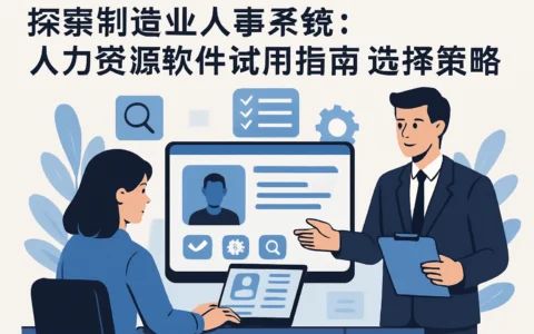 探索制造业人事系统：人力资源软件试用指南与选择策略