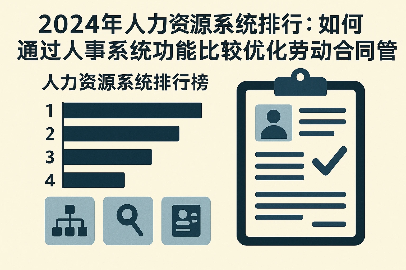 2024年人力资源系统排行榜:如何通过人事系统功能比较优化劳动合同管理