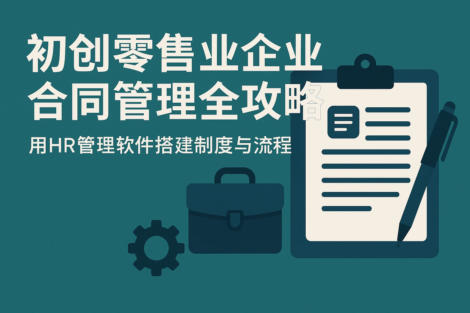 初创零售业企业合同管理全攻略：用HR管理软件搭建制度与流程
