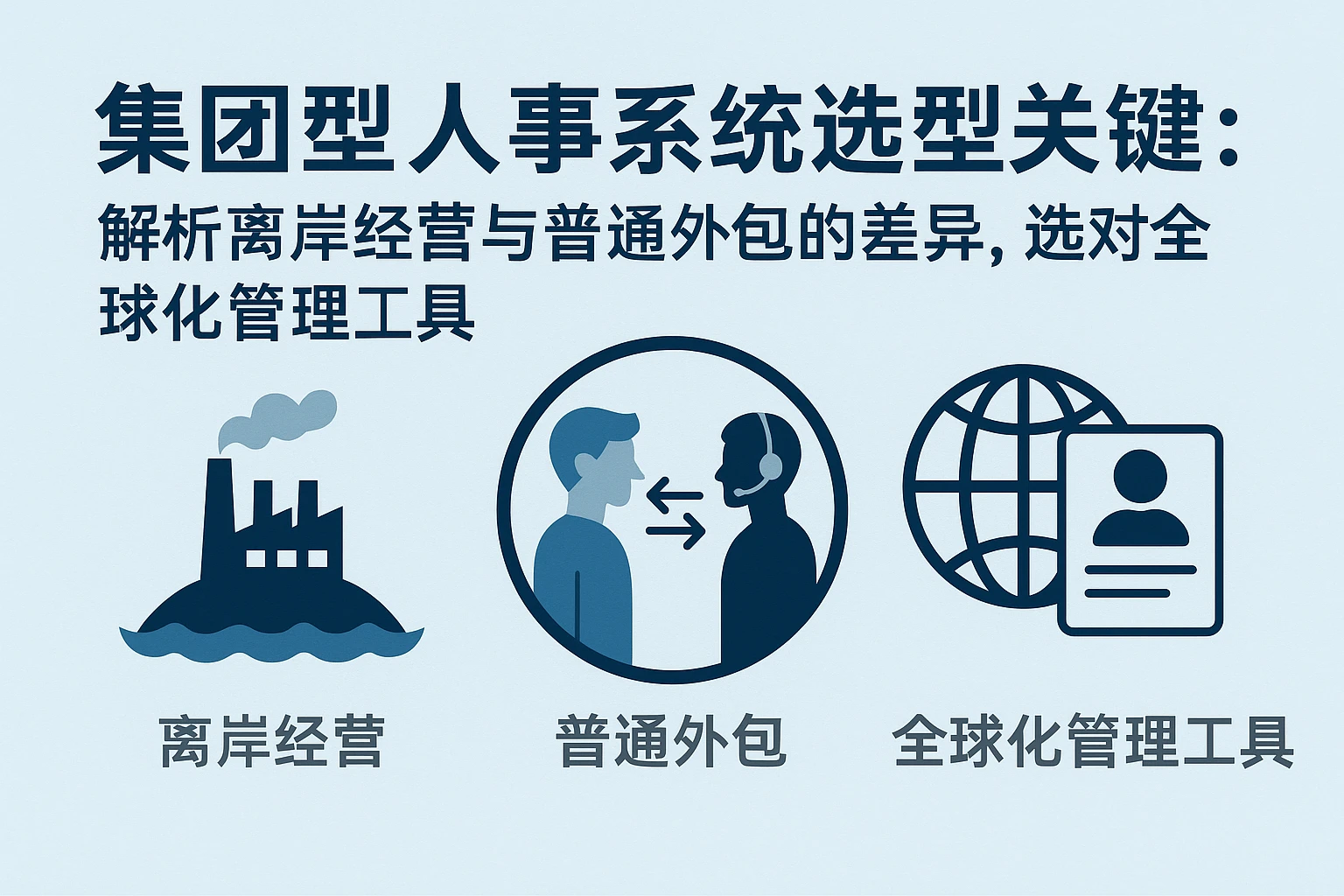 集团型人事系统选型关键:解析离岸经营与普通外包的差异,选对全球化管理工具