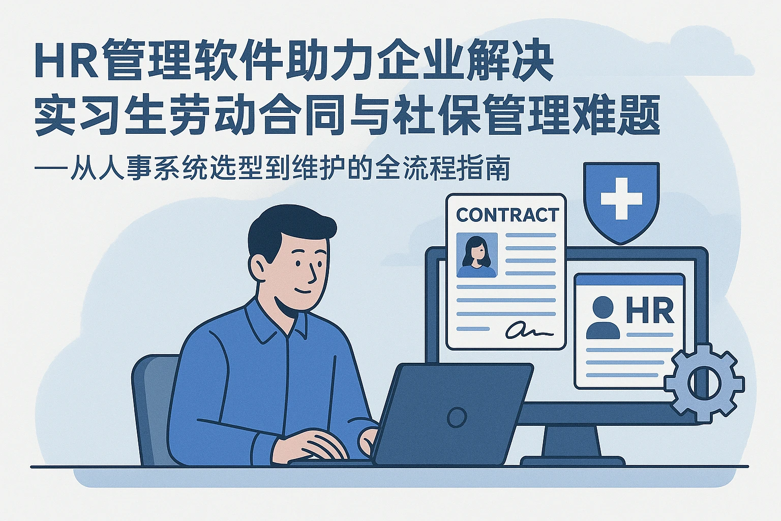 HR管理软件助力企业解决实习生劳动合同与社保管理难题——从人事系统选型到维护的全流程指南