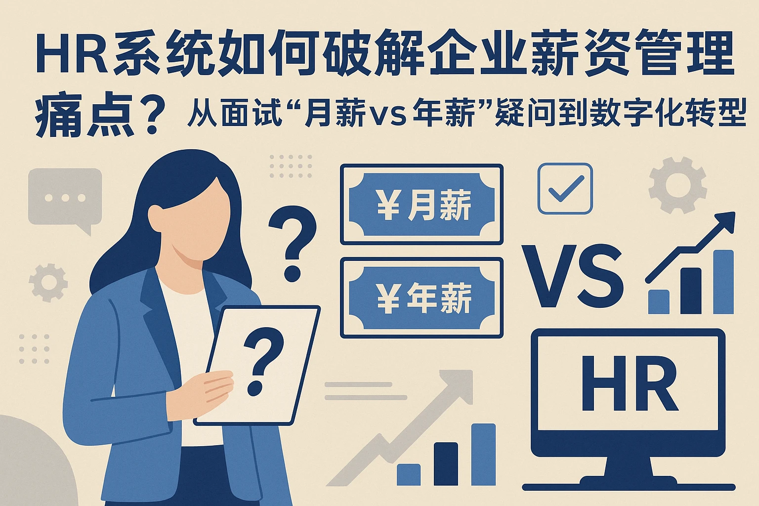 HR系统如何破解企业薪资管理痛点？从面试“月薪vs年薪”疑问到数字化转型