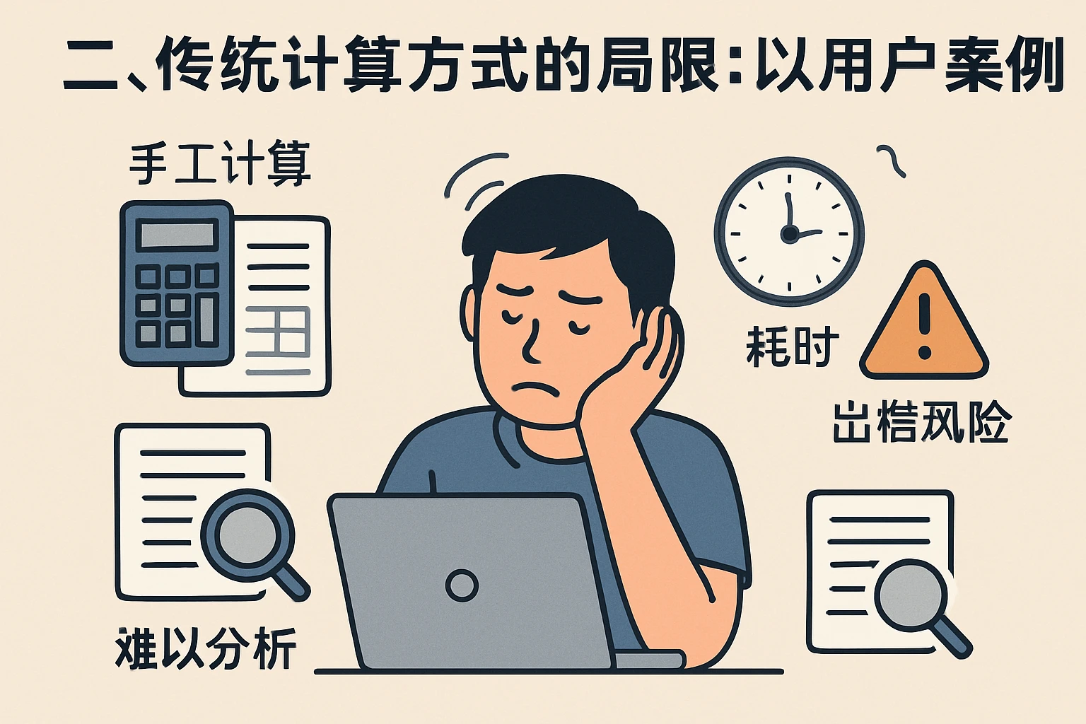 二、传统计算方式的局限:以用户案例为例的痛点分析