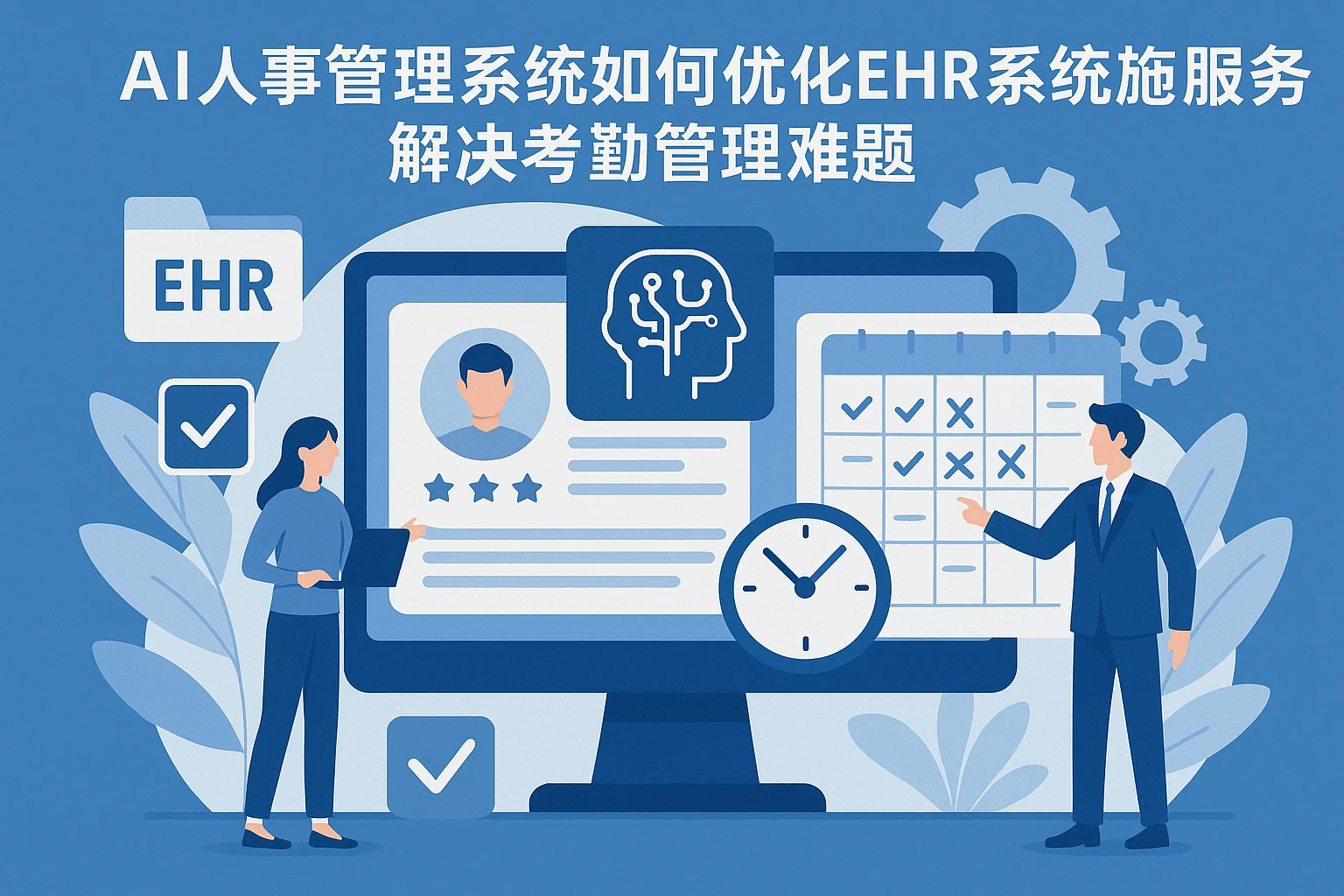 AI人事管理系统如何优化EHR系统实施服务,解决考勤管理难题