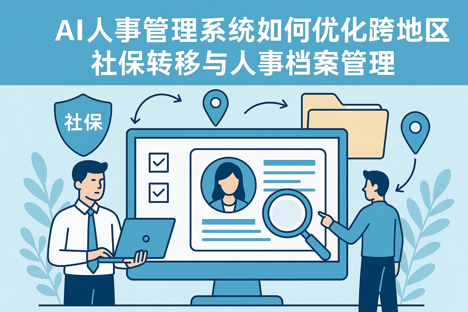 AI人事管理系统如何优化跨地区社保转移与人事档案管理