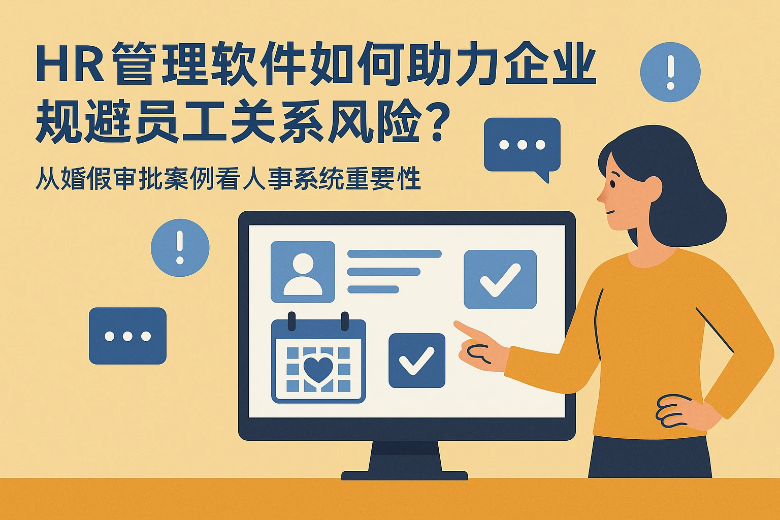 HR管理软件如何助力企业规避员工关系风险?从婚假审批案例看人事系统的重要性