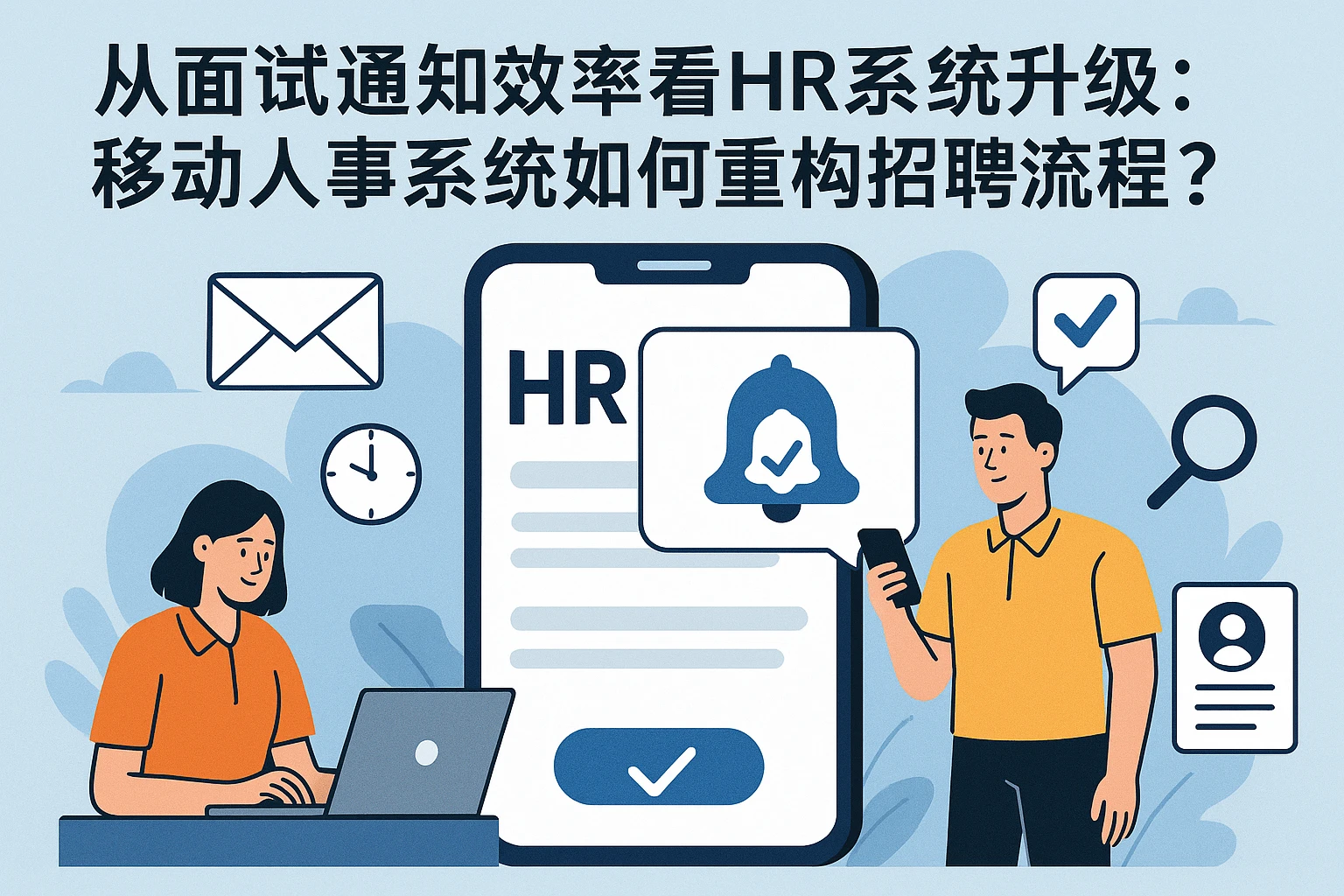 从面试通知效率看HR系统升级:移动人事系统如何重构招聘流程?