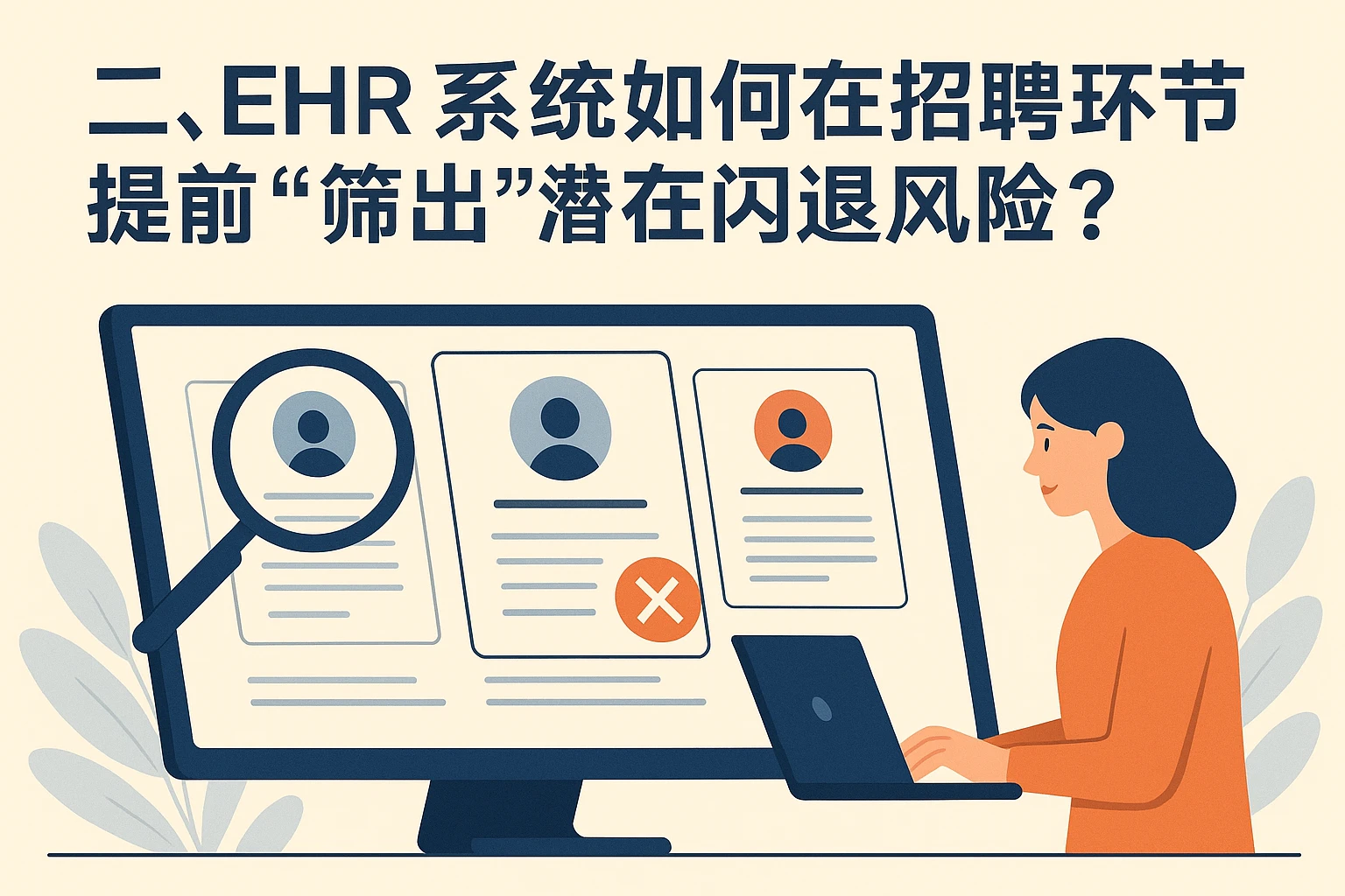 二、EHR系统如何在招聘环节提前“筛出”潜在闪退风险？