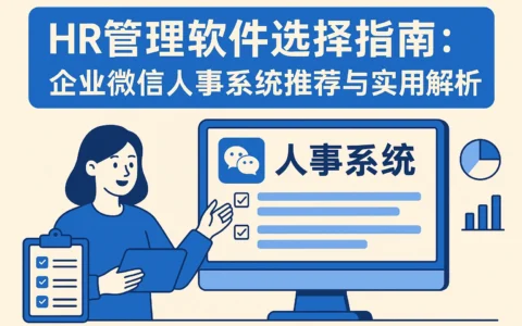 HR管理软件选择指南：企业微信人事系统推荐与实用解析