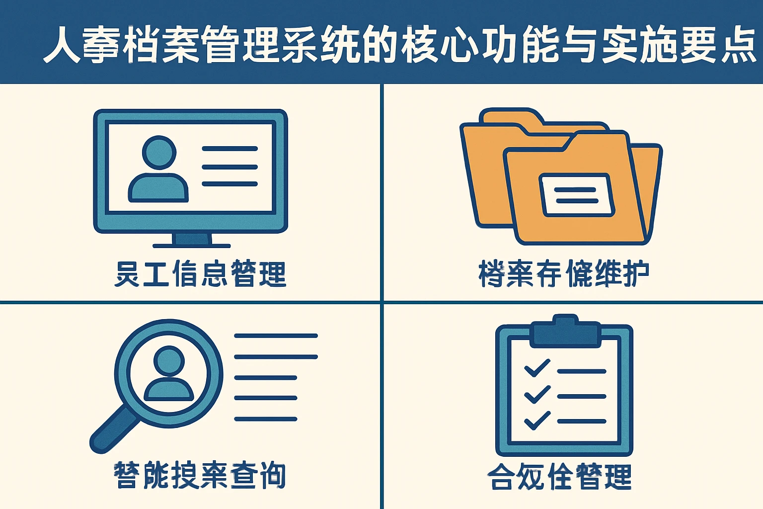 人事档案管理系统的核心功能与实施要点