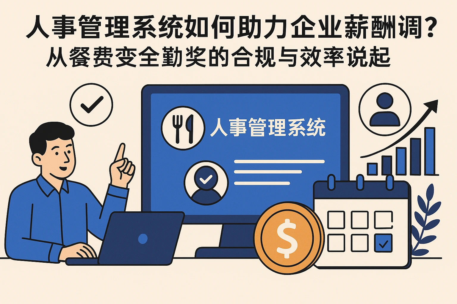 人事管理系统如何助力企业薪酬调整？从餐费变全勤奖的合规与效率说起