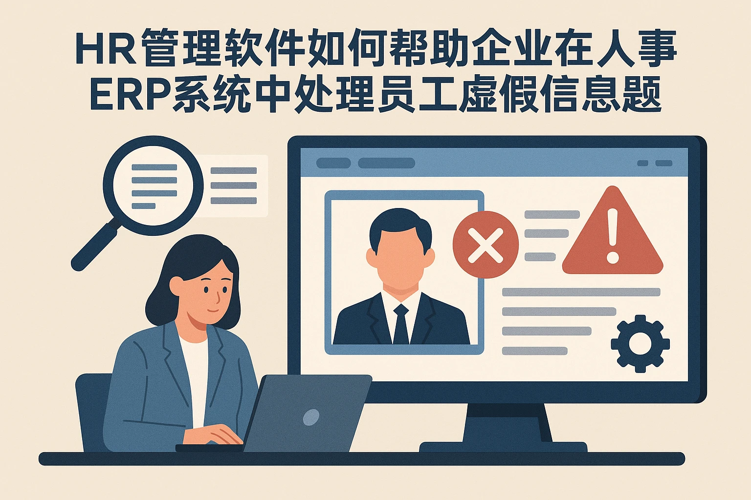 HR管理软件如何帮助企业在人事ERP系统中处理员工虚假信息问题