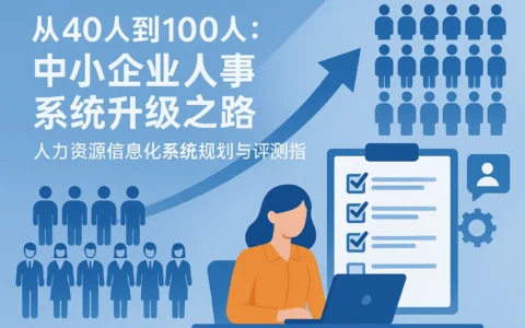 从40人到100人：中小企业人事系统升级之路——人力资源信息化系统规划与评测指南