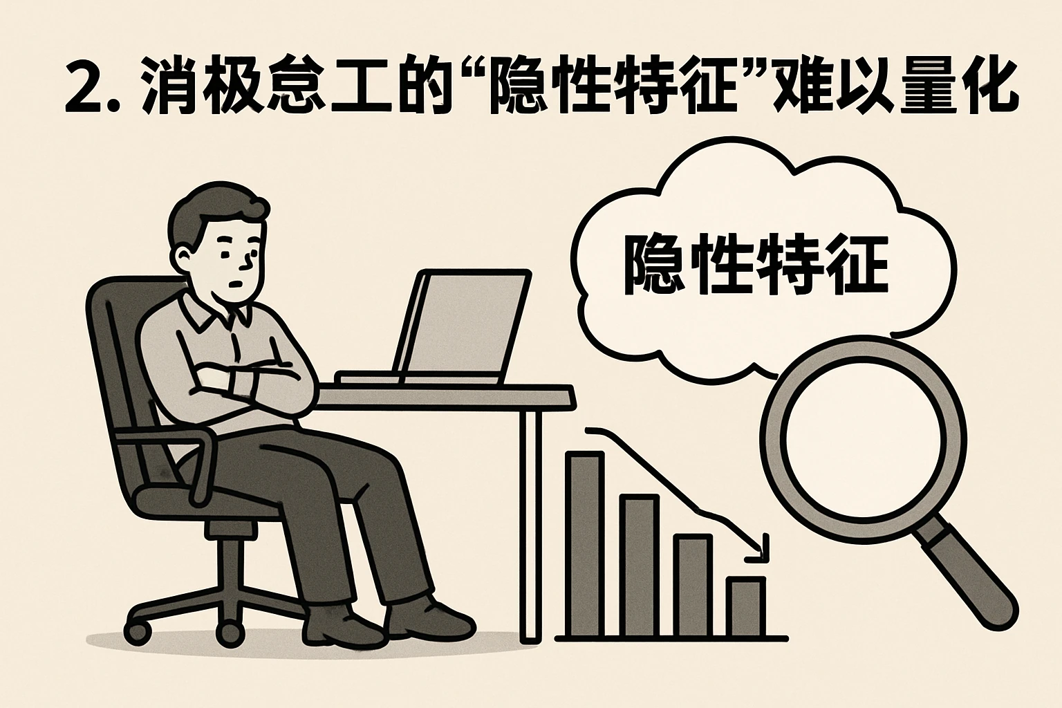 2. 消极怠工的“隐性特征”难以量化