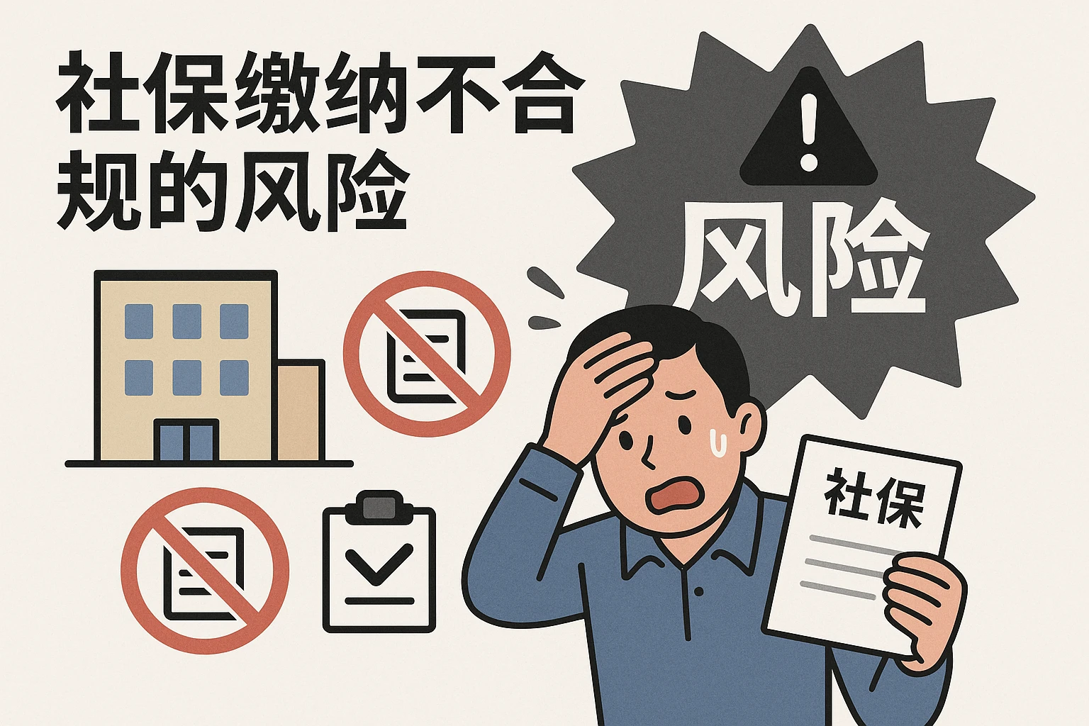社保缴纳不合规的风险