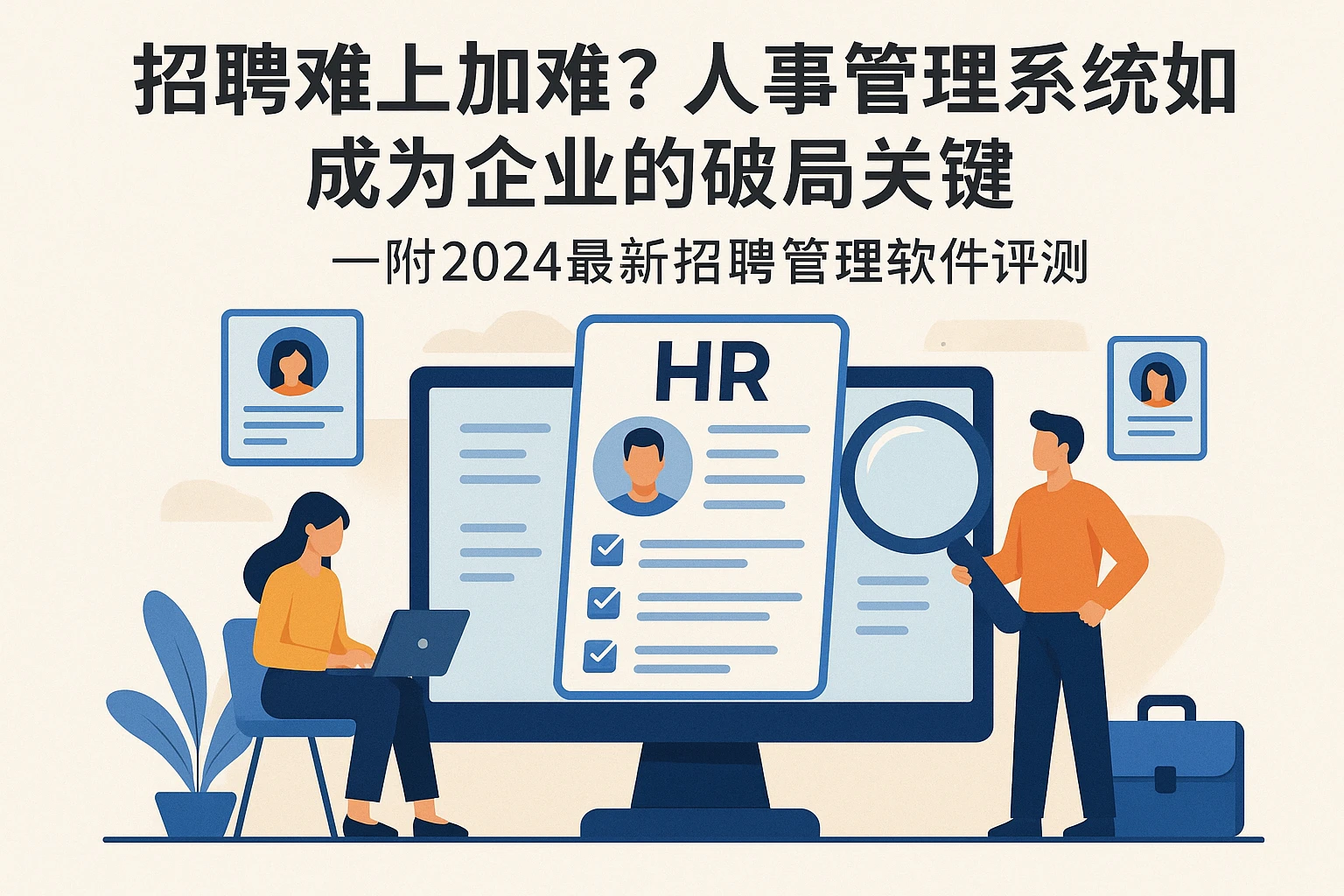招聘难上加难？人事管理系统如何成为企业的破局关键——附2024最新招聘管理软件评测