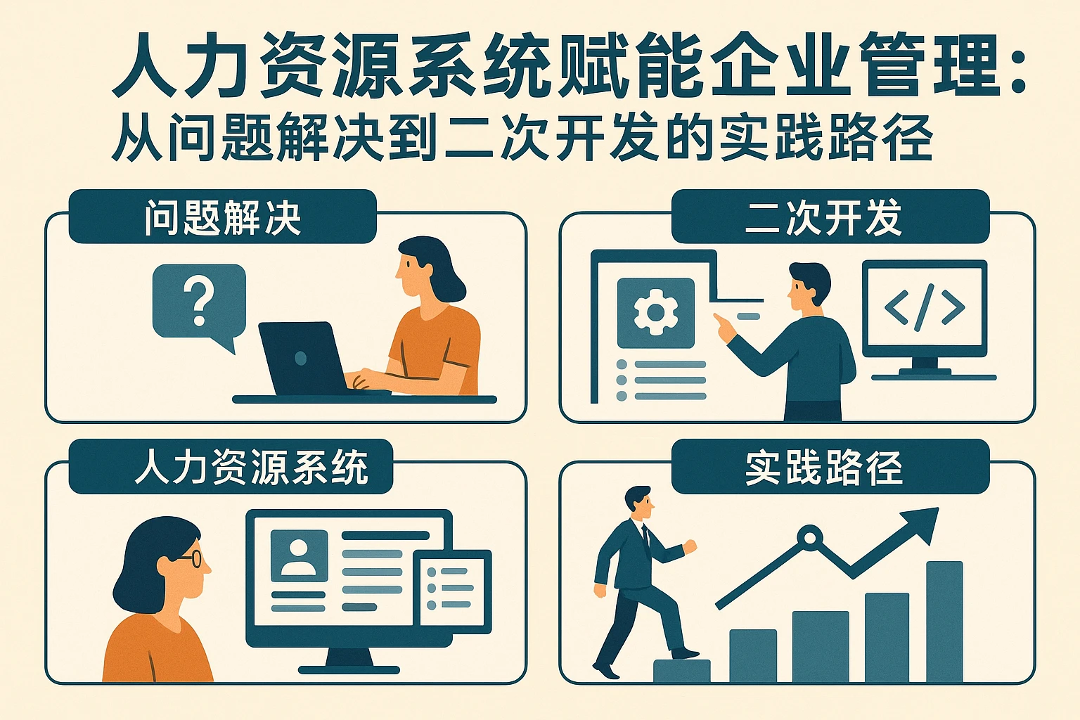 人力资源系统赋能企业管理：从问题解决到二次开发的实践路径