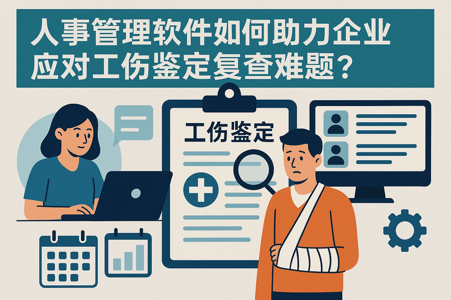 人事管理软件如何助力企业应对工伤鉴定复查难题？