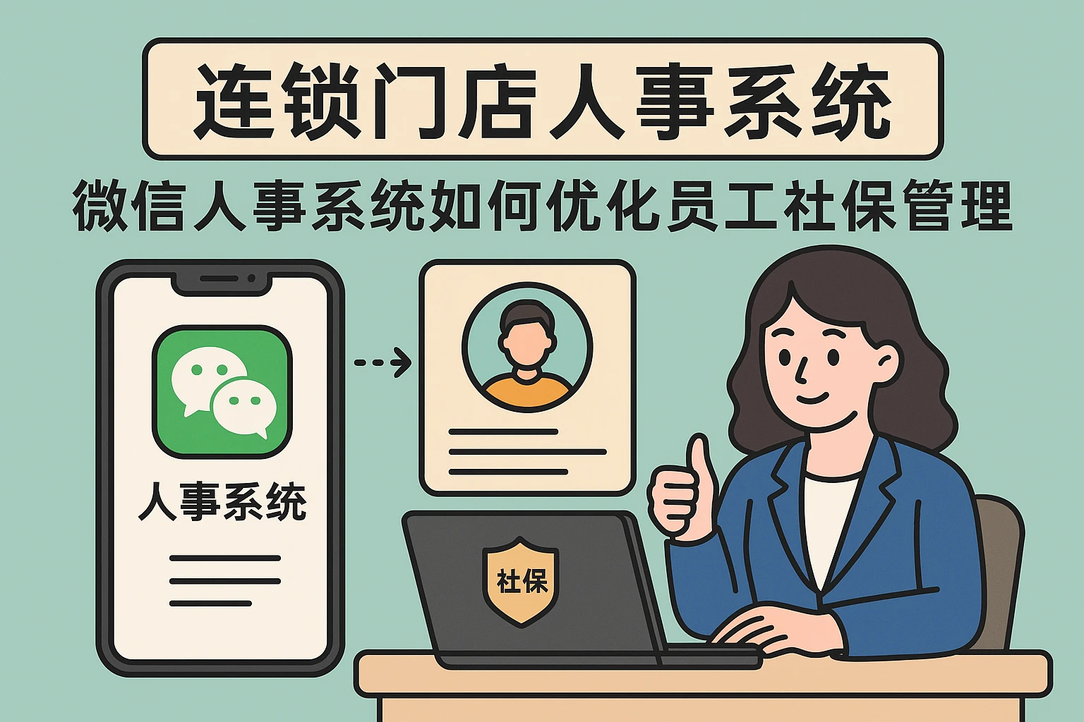 连锁门店人事系统:微信人事系统如何优化员工社保管理