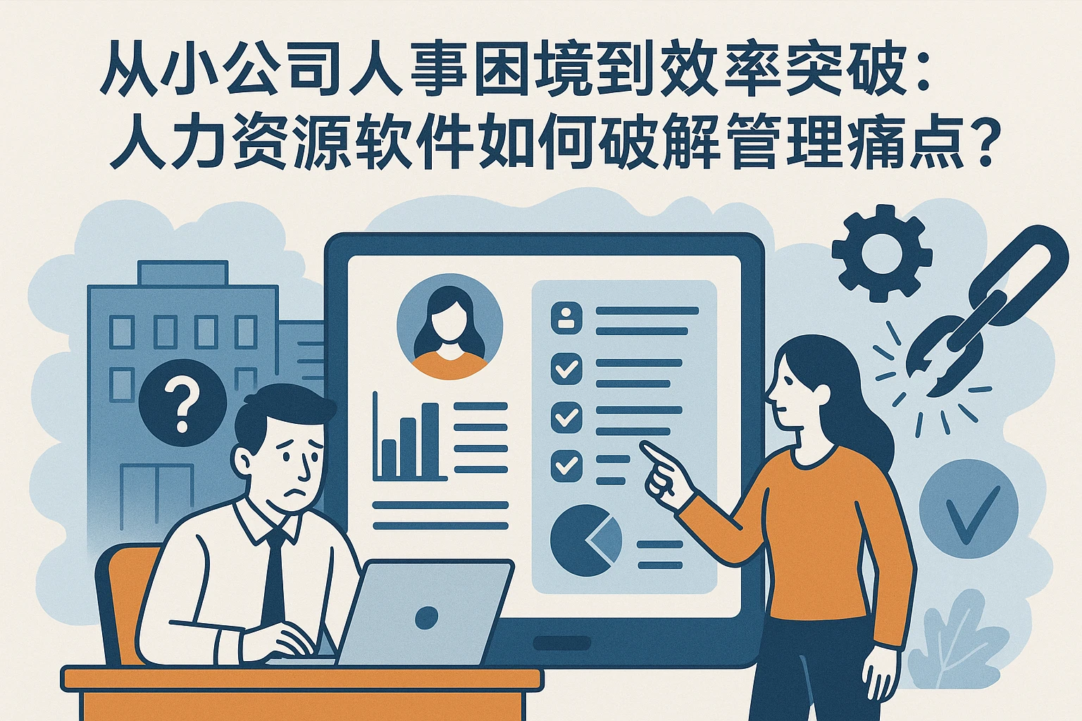 从小公司人事困境到效率突破：人力资源软件如何破解管理痛点？