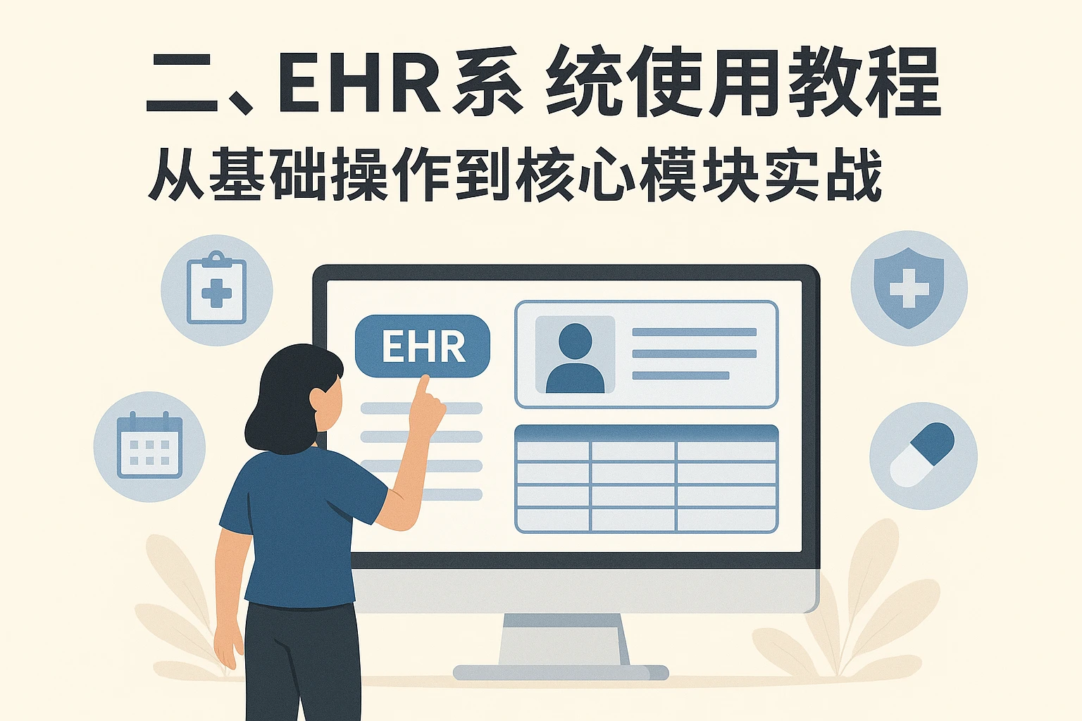 二、EHR系统使用教程：从基础操作到核心模块实战