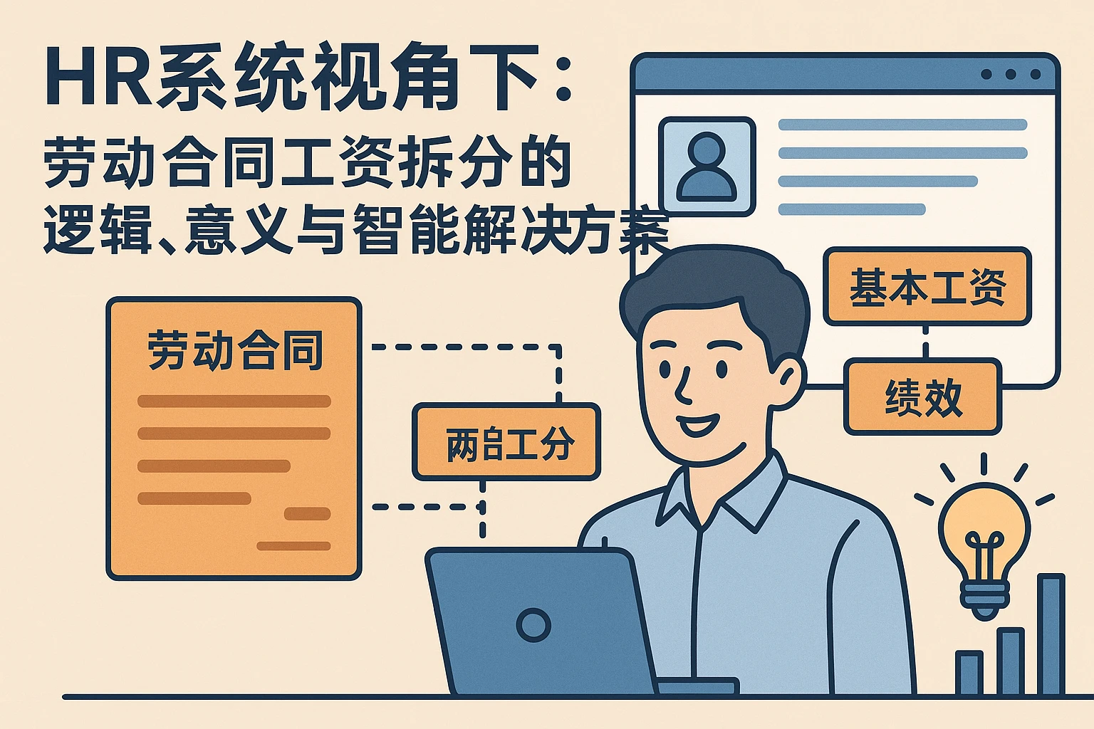 HR系统视角下：劳动合同工资拆分的逻辑、意义与智能解决方案