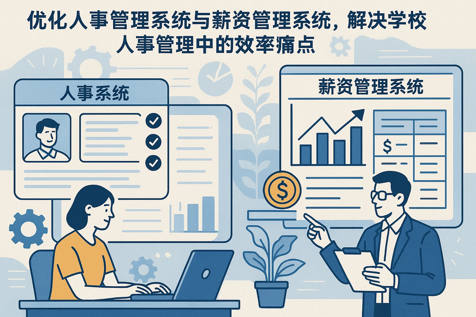 优化人事系统与工资管理系统,解决学校人事管理中的效率痛点