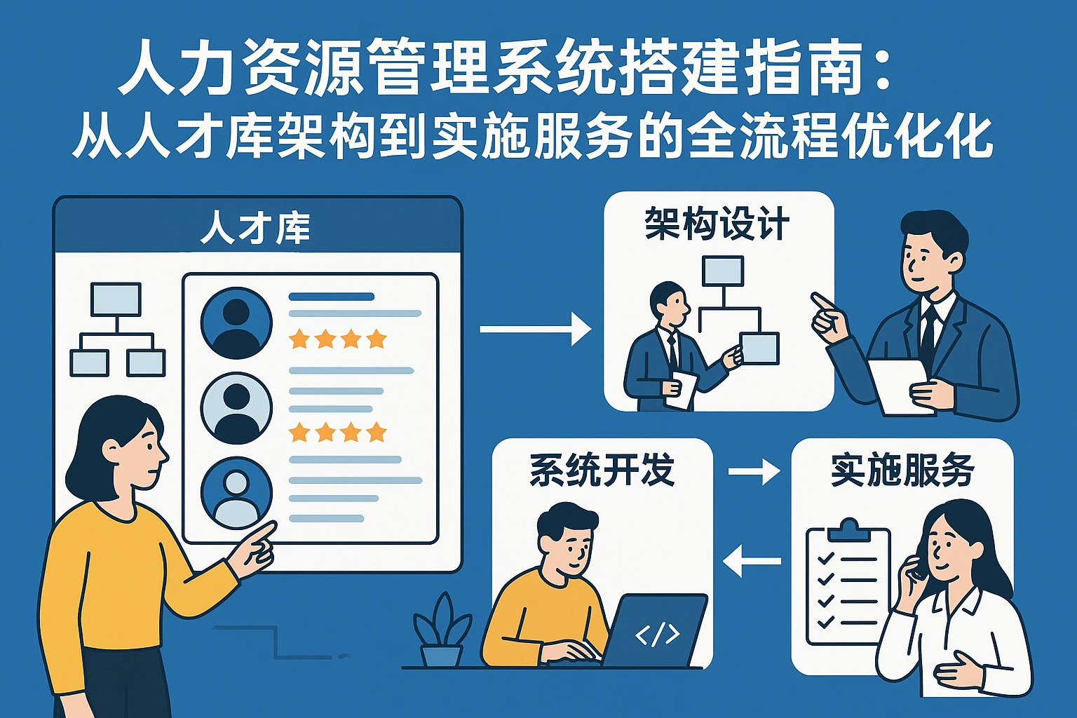 人力资源管理系统搭建指南:从人才库架构到实施服务的全流程优化