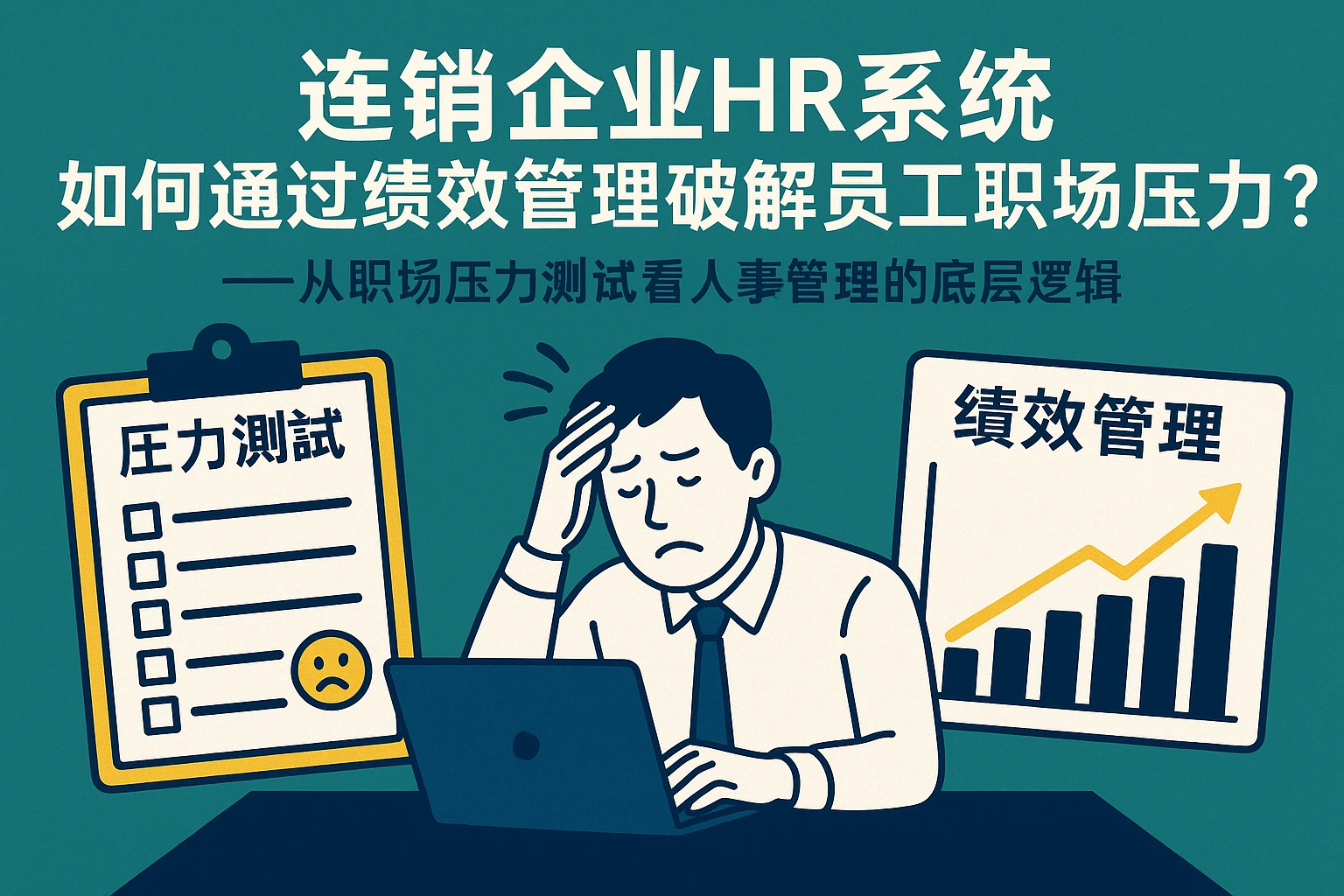 连锁企业HR系统如何通过绩效管理破解员工职场压力?——从职场压力测试看人事管理的底层逻辑