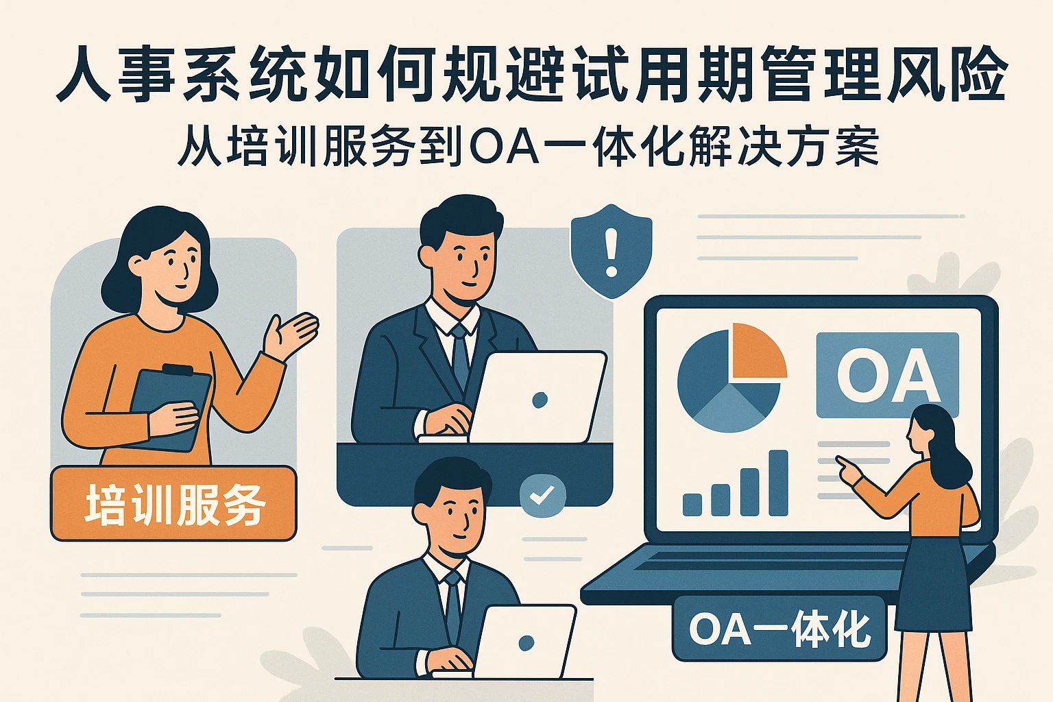 人事系统如何规避试用期管理风险:从培训服务到OA一体化解决方案