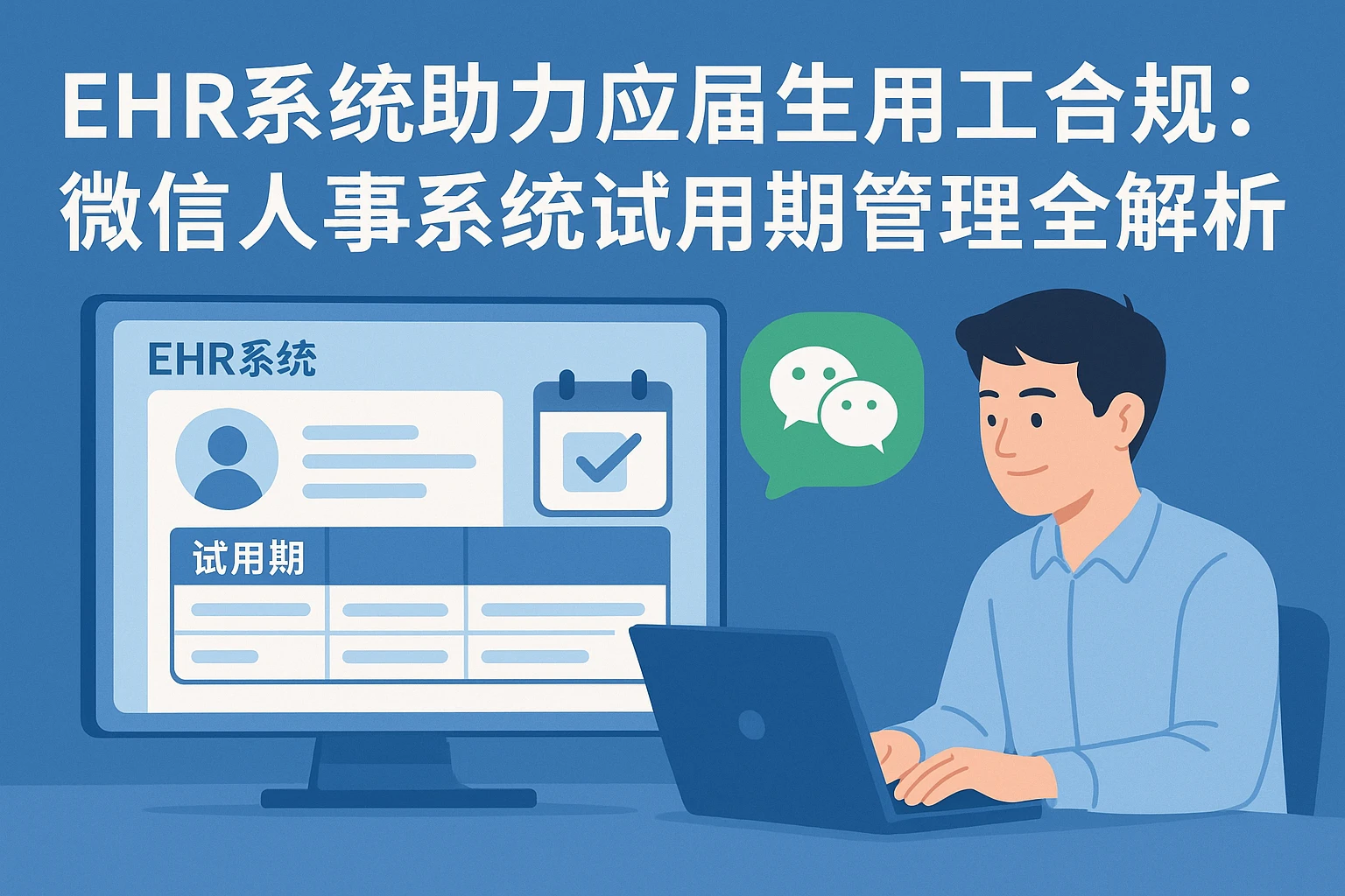 ehr系统助力应届生用工合规：微信人事系统试用期管理全解析