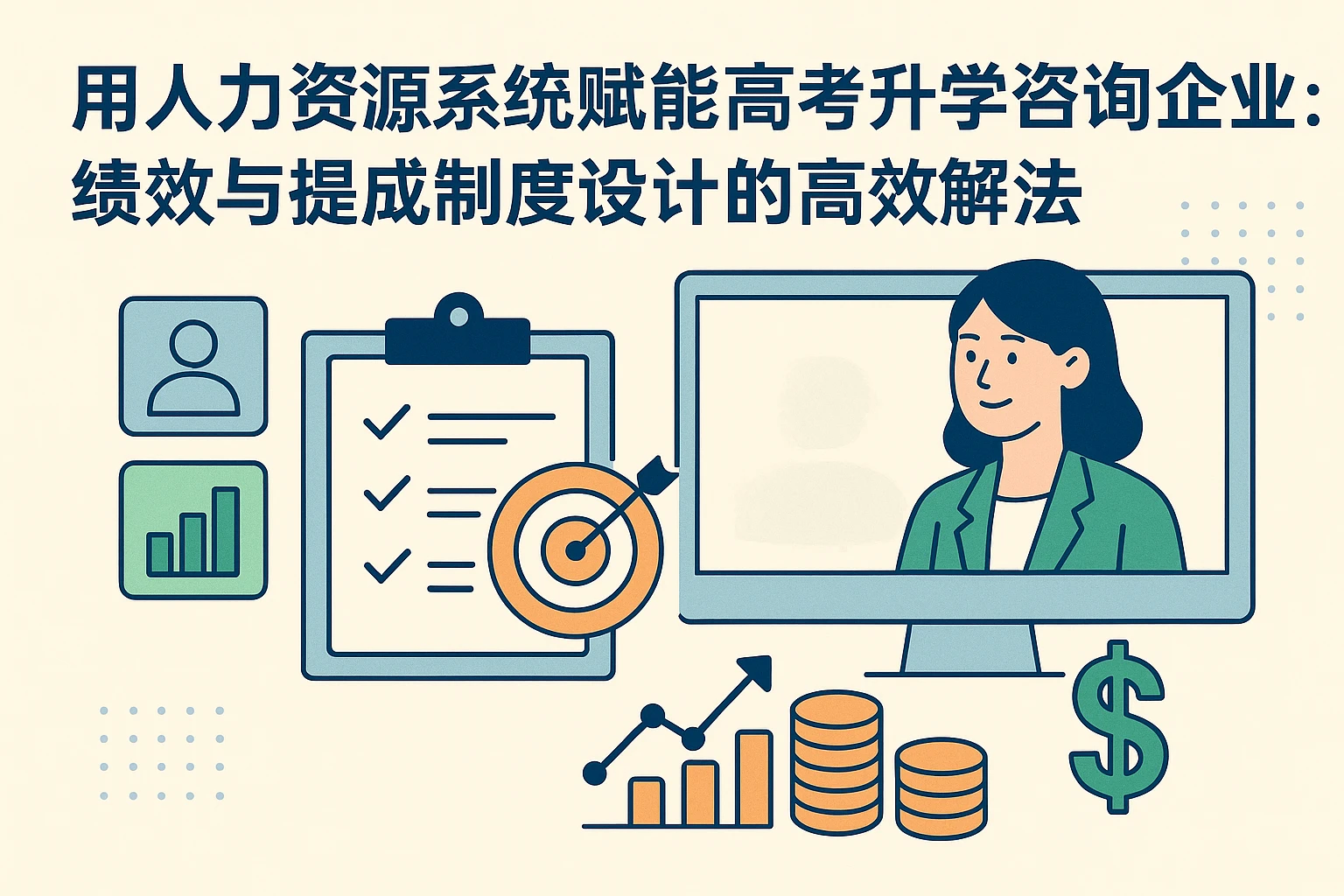用人力资源系统赋能高考升学咨询企业：绩效与提成制度设计的高效解法