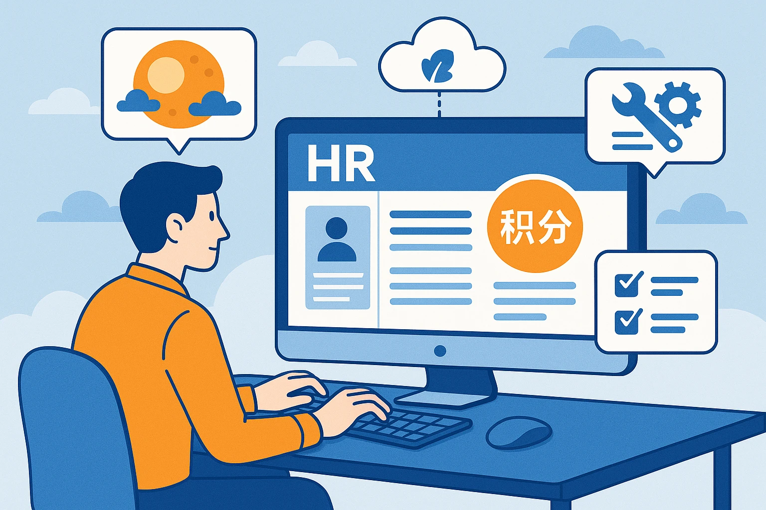 云端HR系统优化员工福利管理:中秋积分发放与人事系统维护实践