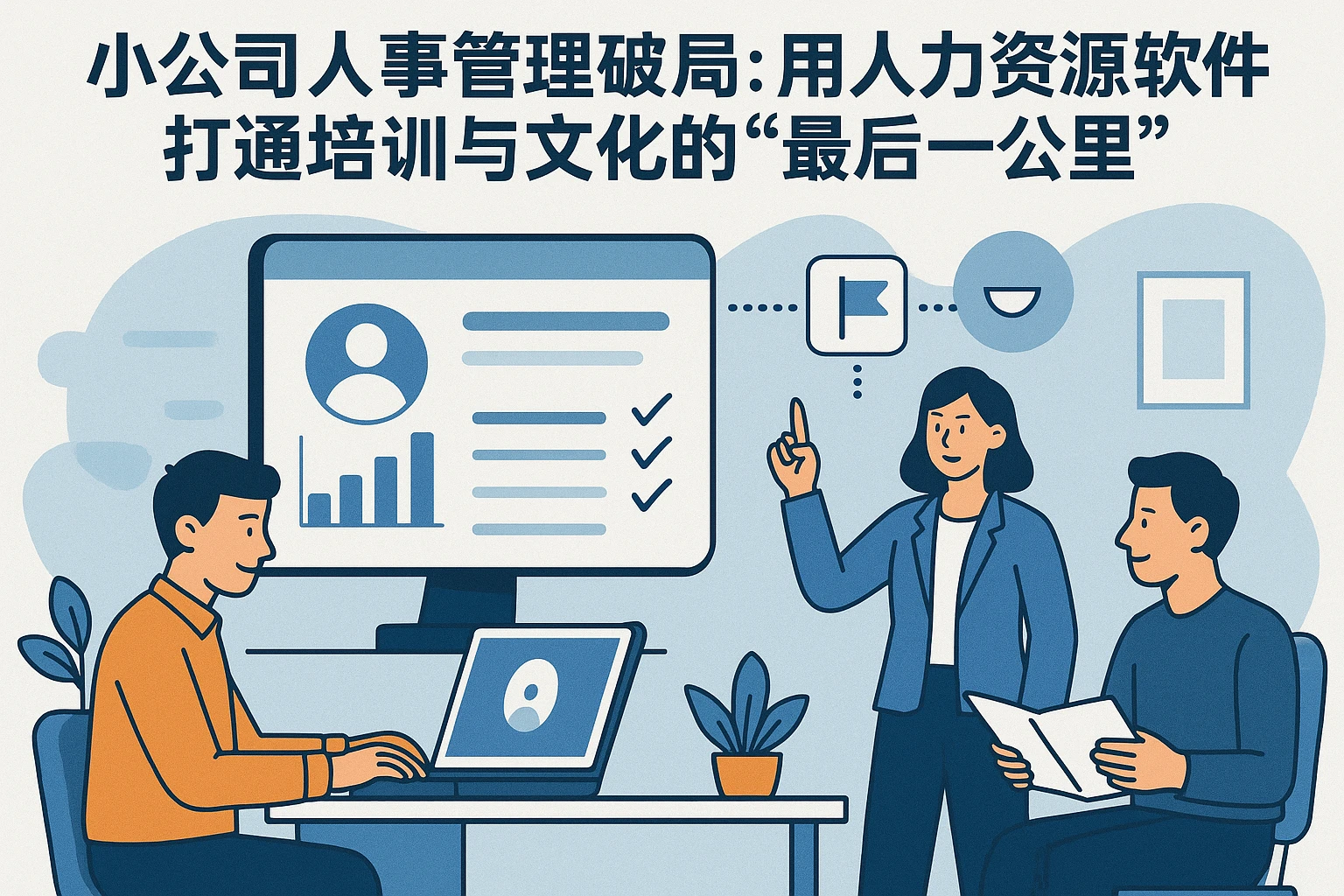 小公司人事管理破局：用人力资源软件打通培训与文化的“最后一公里”