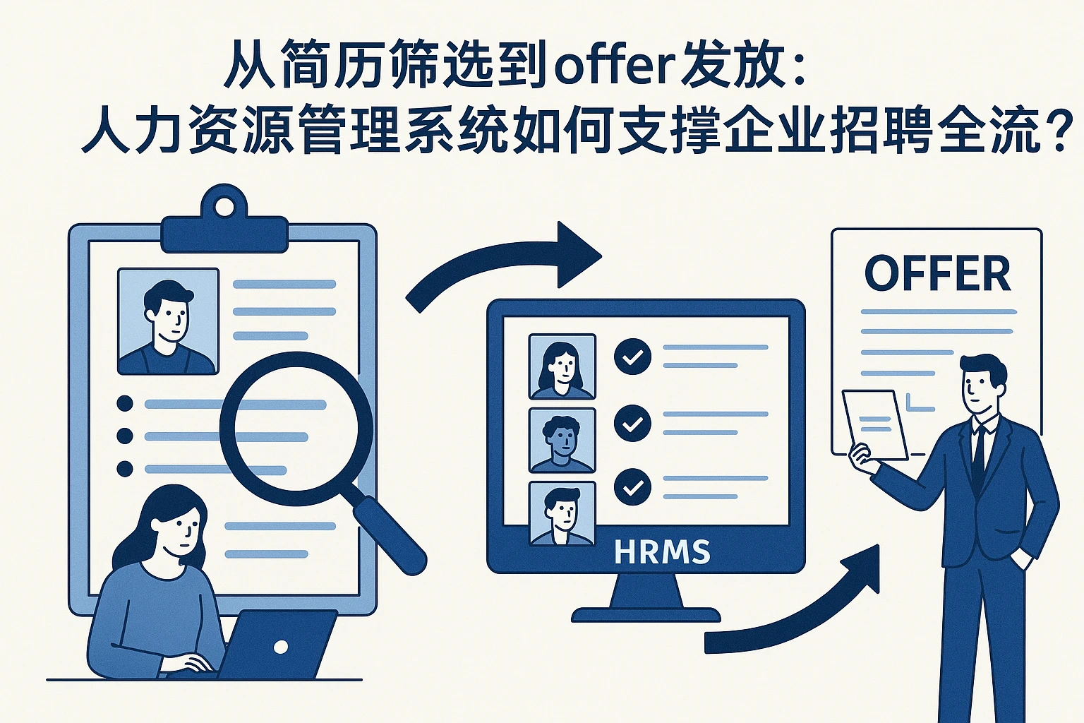 从简历筛选到offer发放:人力资源管理系统如何支撑企业招聘全流程?