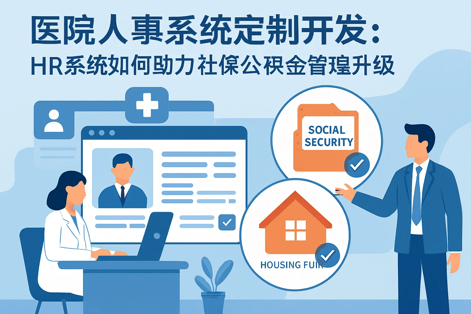 医院人事系统定制开发:HR系统如何助力社保公积金管理升级