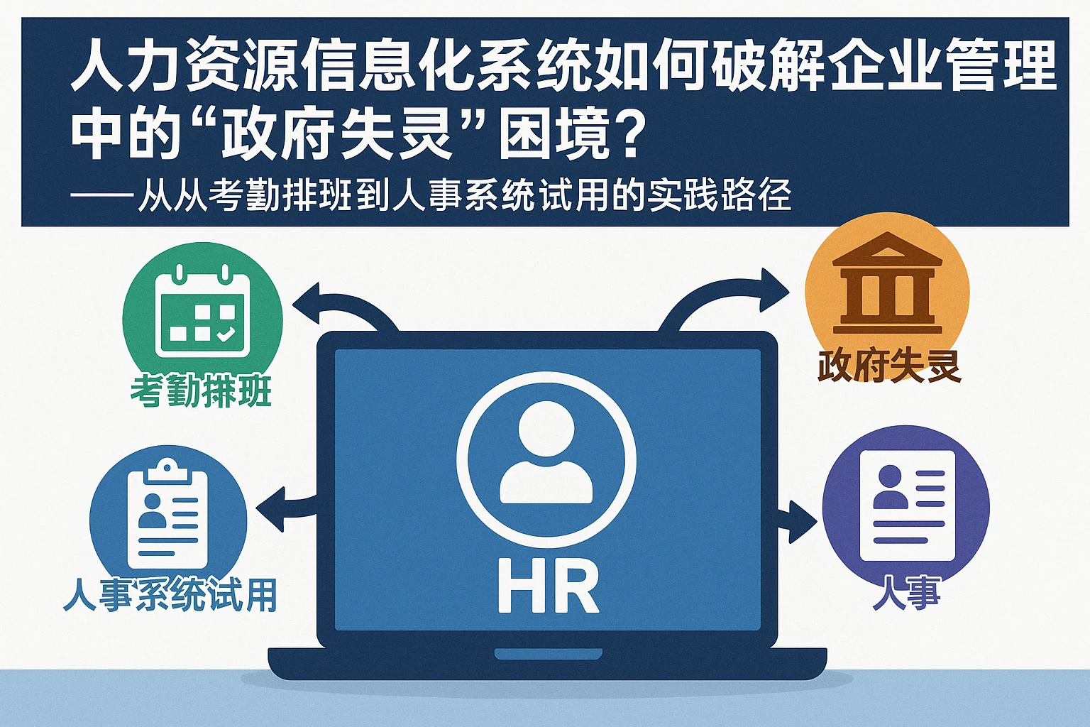 人力资源信息化系统如何破解企业管理中的“政府失灵”困境?——从考勤排班到人事系统试用的实践路径